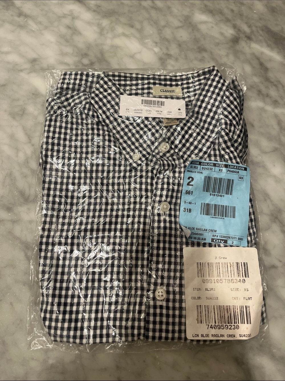 Classic Men’s Black and White Gingham Button-Down Shirt - Casual